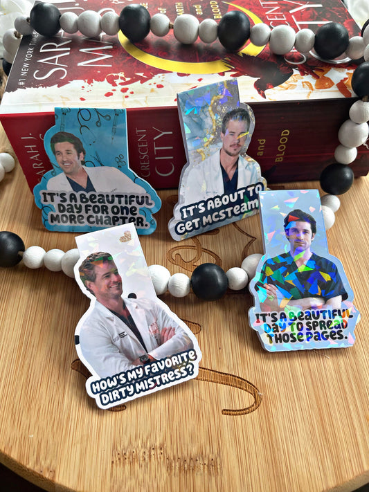 Grey’s Bookmark, Grey’s Anatomy Magnetic Bookmark, Just One More Chapter, Book Gift, Cute Bookmark, Unique Bookmark, Personalized Bookmark