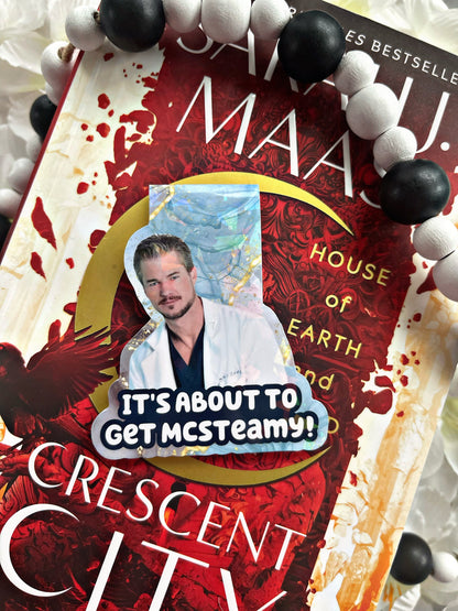 Grey’s Bookmark, Grey’s Anatomy Magnetic Bookmark, Just One More Chapter, Book Gift, Cute Bookmark, Unique Bookmark, Personalized Bookmark