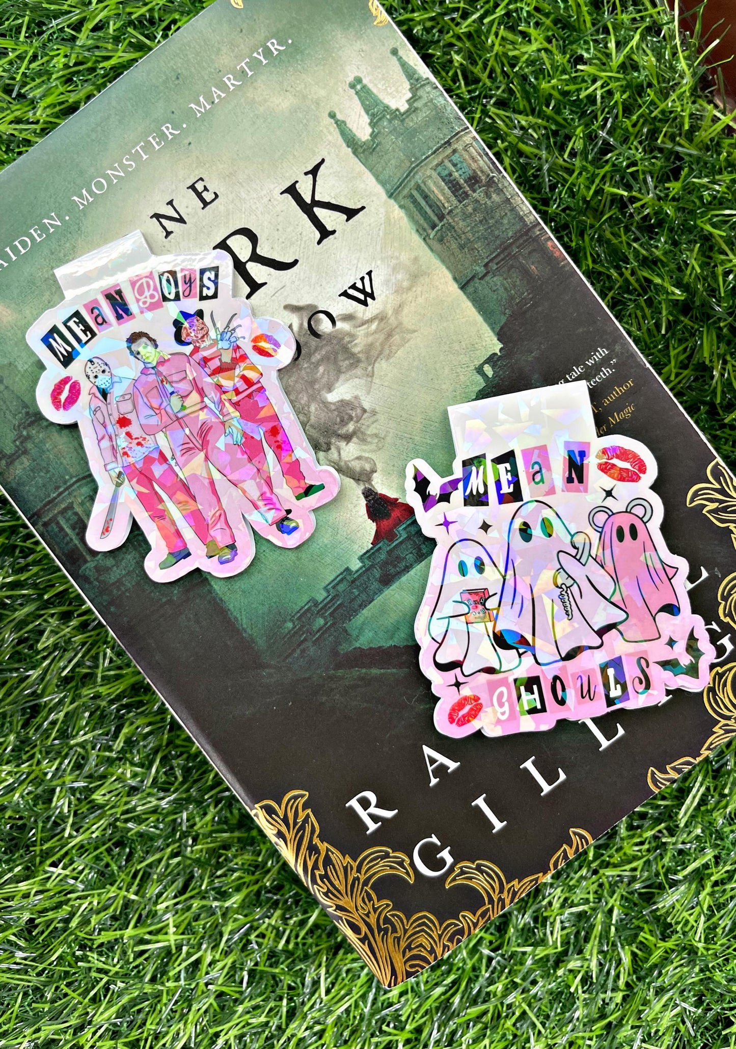 Mean Ghouls Magnetic Bookmark, Mean Girls Bookmark, Pink Reading Accessory, Bookish Gift, Cute Bookmark