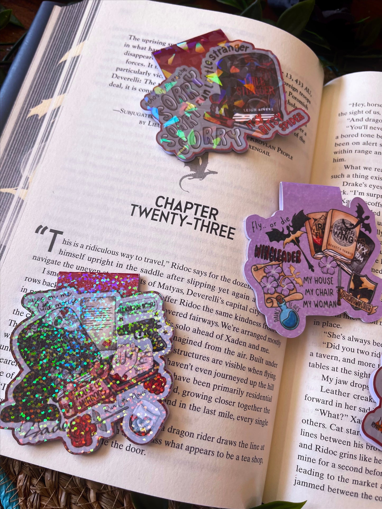 Dark Romance Magnetic Bookmark