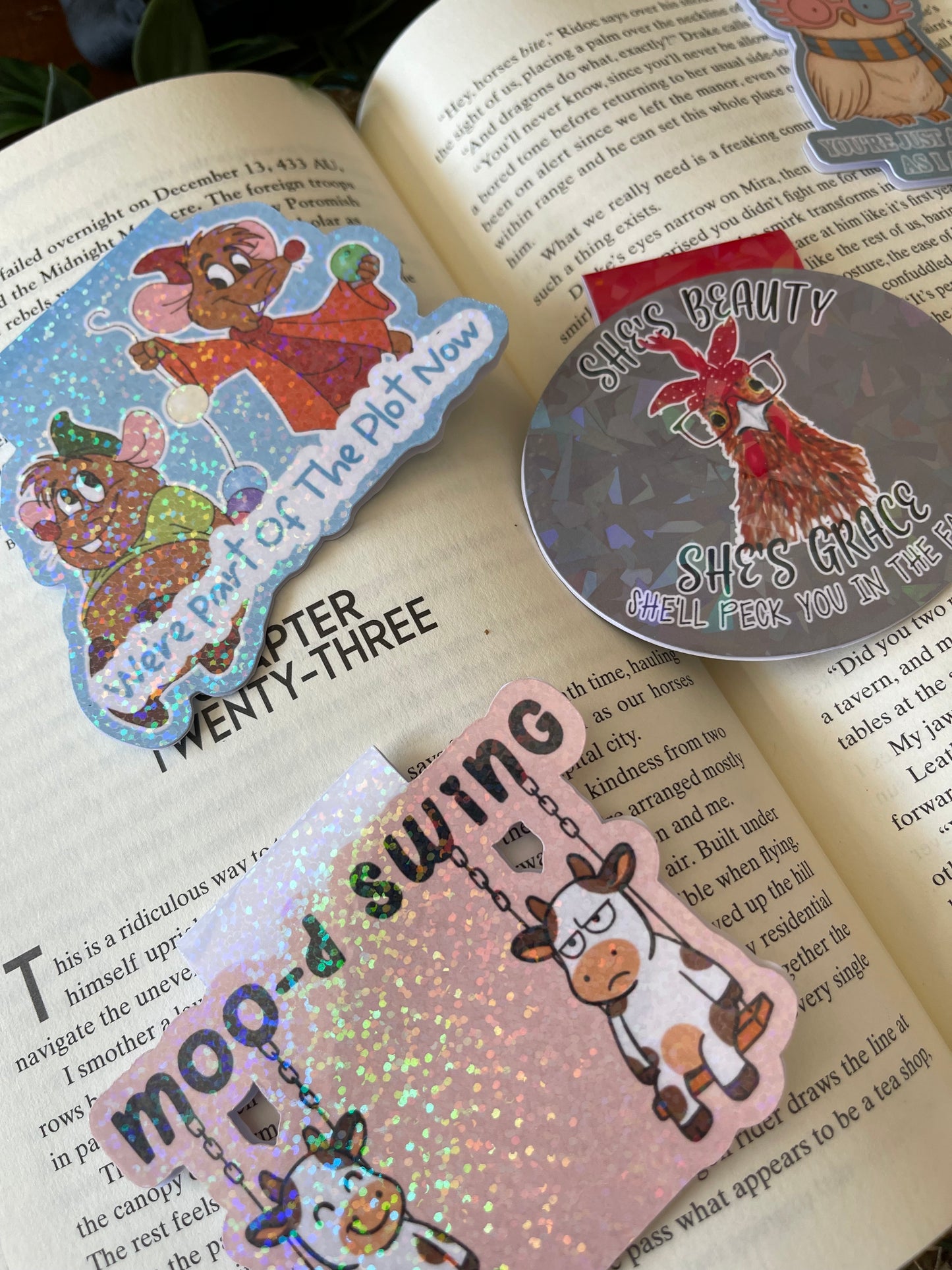 Funny Cow Magnetic Bookmark