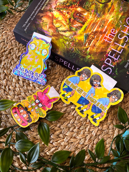 Funny Cartoon Magnetic Bookmark