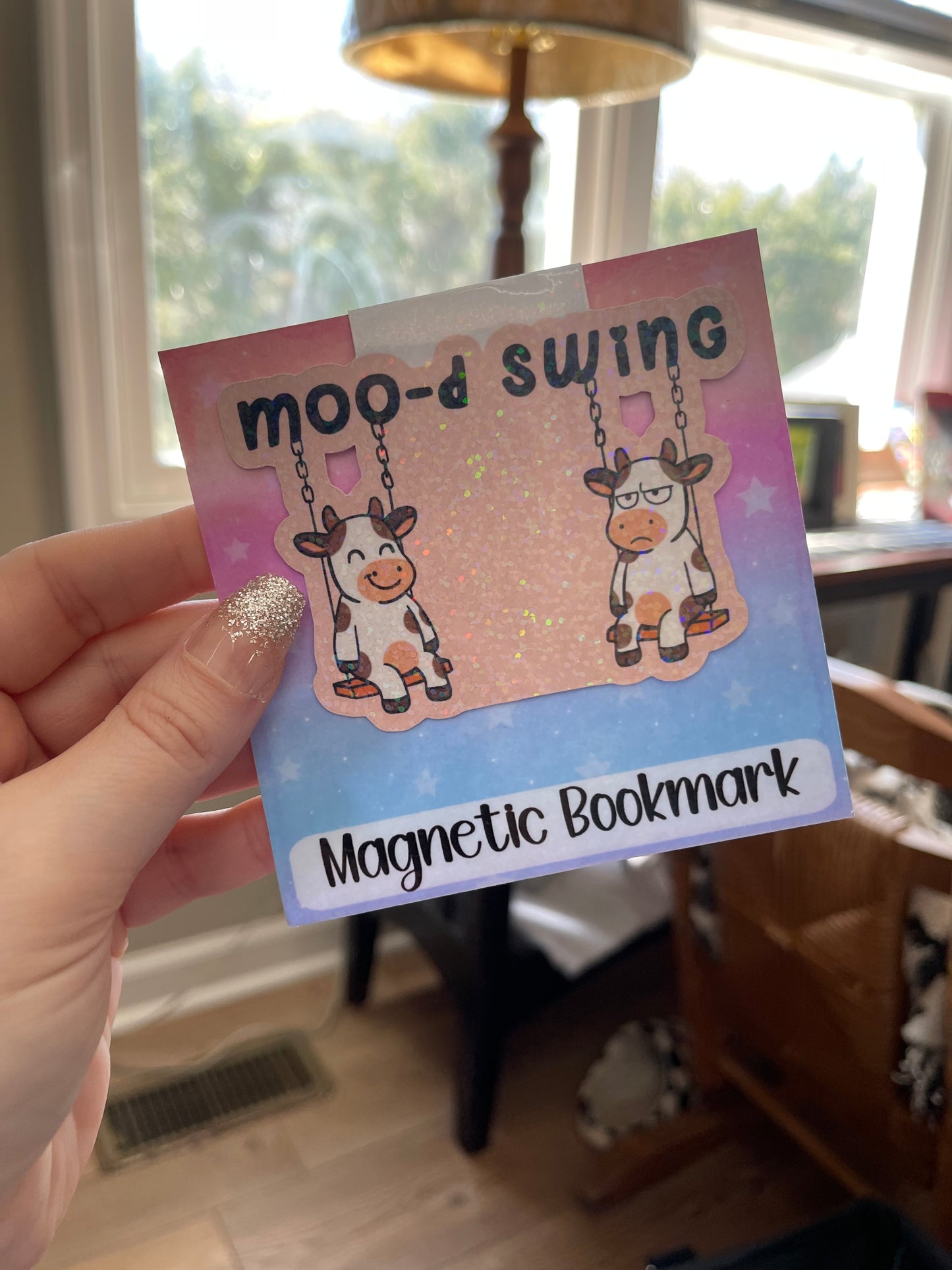 Funny Cow Magnetic Bookmark