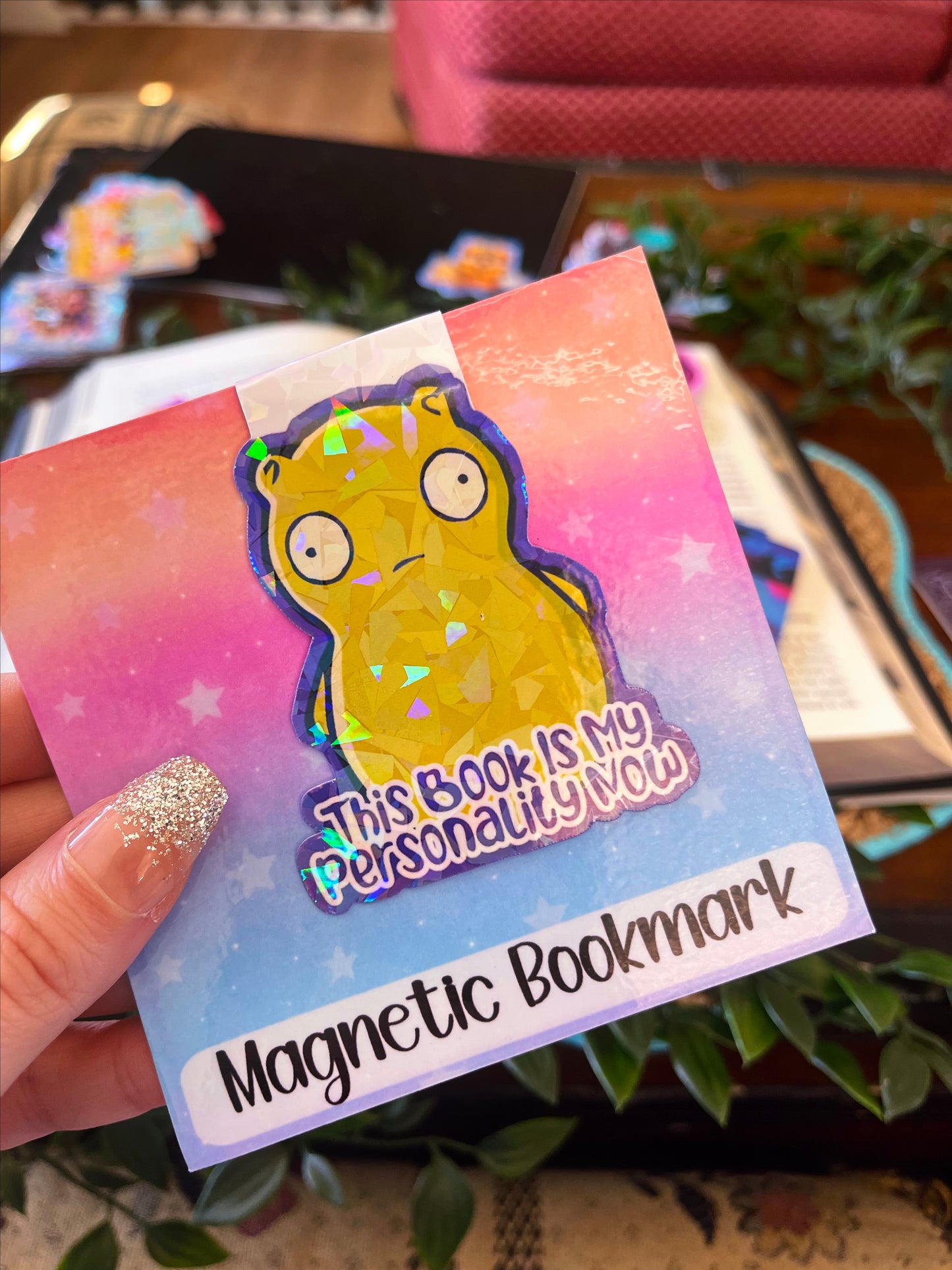 Funny Cartoon Magnetic Bookmark