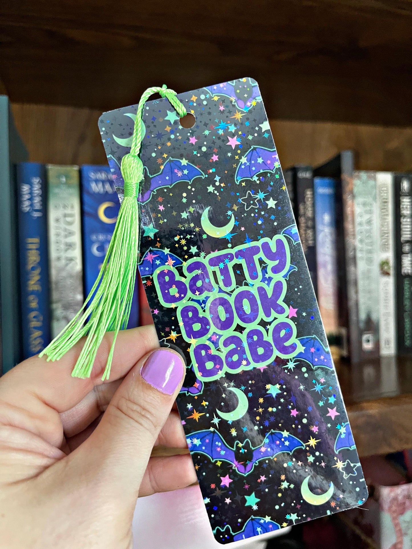Halloween Bookmark, Batty Bookmark, Bookmark, Dark Romance Bookmark, Reading Accessory, Book Gift, Cute Bookmark,