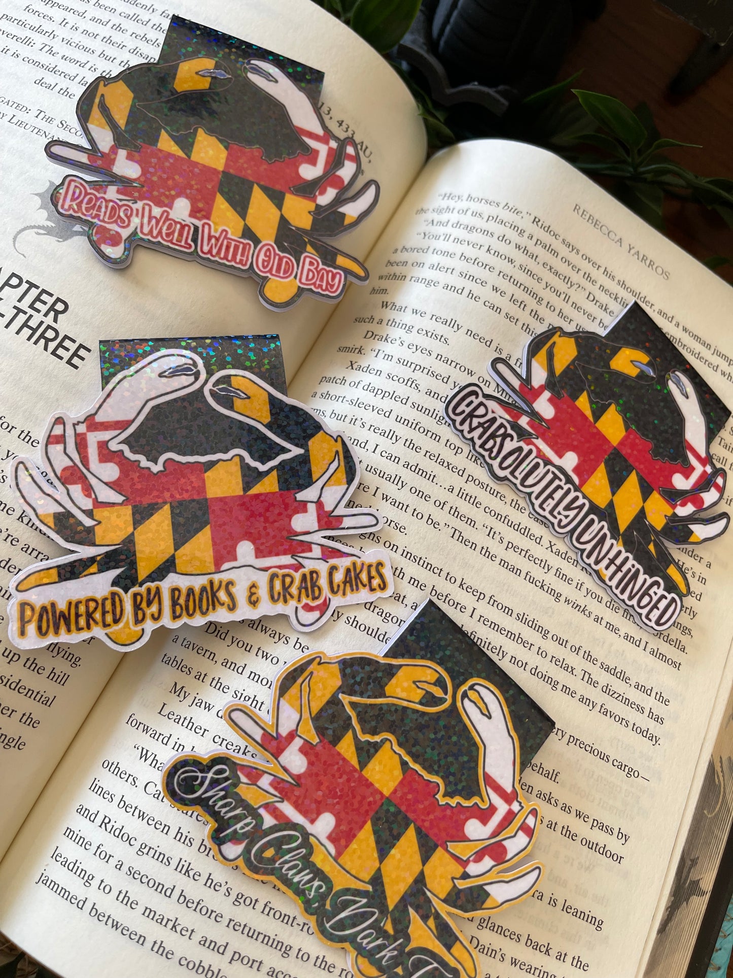 Maryland Crab Magnetic Bookmark