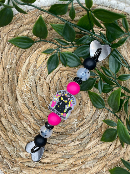 Black Cat Kindle Strap