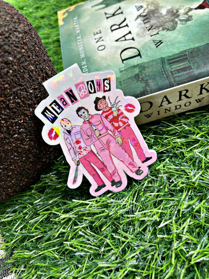Horror Magnetic Bookmark, Mean Boys Bookmark, Mean Girls Reading Accessory, Bookish Gift, Cute Bookmark