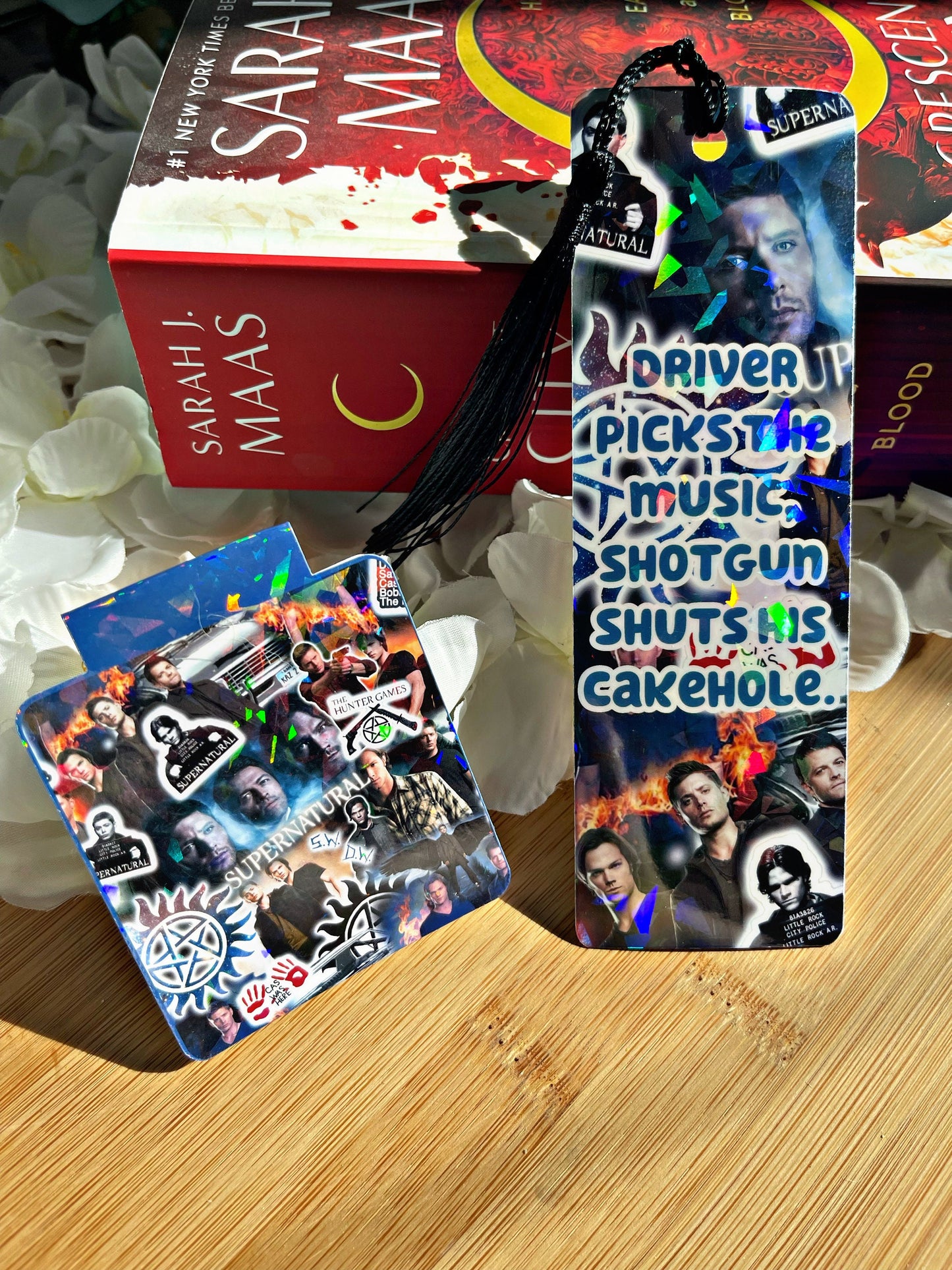 Supernatural Themed Bookmark, Winchester Boys Magnetic Bookmark, The Originals Reading Accessory, Book Gift, Cute Bookmark, Unique Bookmark,