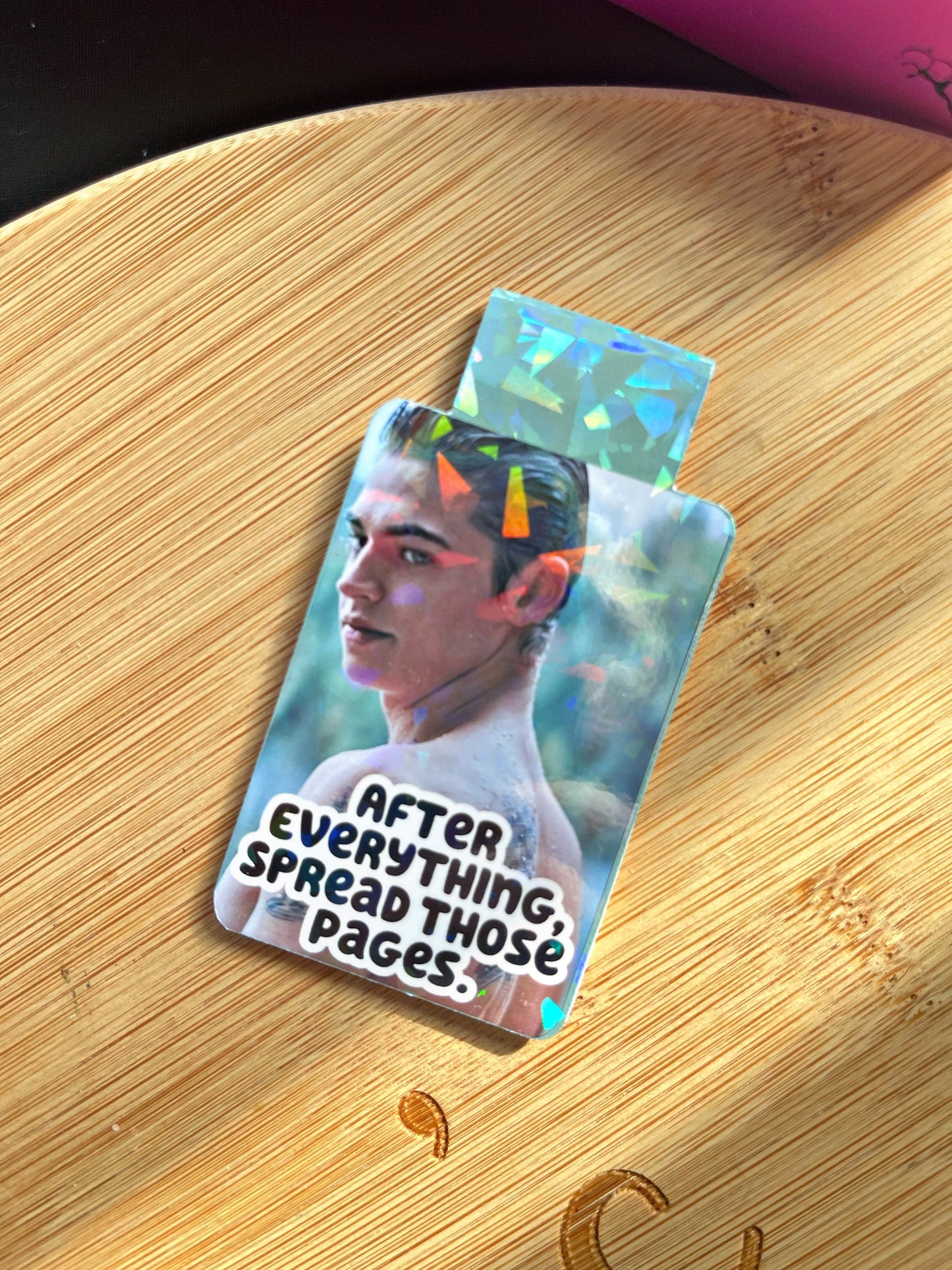 After Movie Magnetic Bookmark, Harden Bookmark,  Reading Accessory, Book Gift, Cute Bookmark, Unique Bookmark,