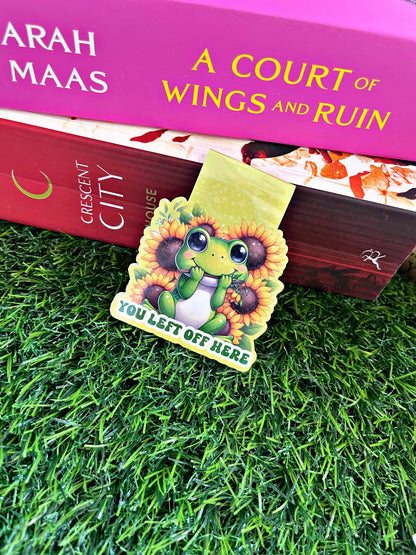 Cute Animal Magnetic Bookmark, Cow Bookmark,  Cute Reading Accessory, Book Gift, Cute Bookmark, Unique Bookmark, Frog Bookmark, Fox Bookmark