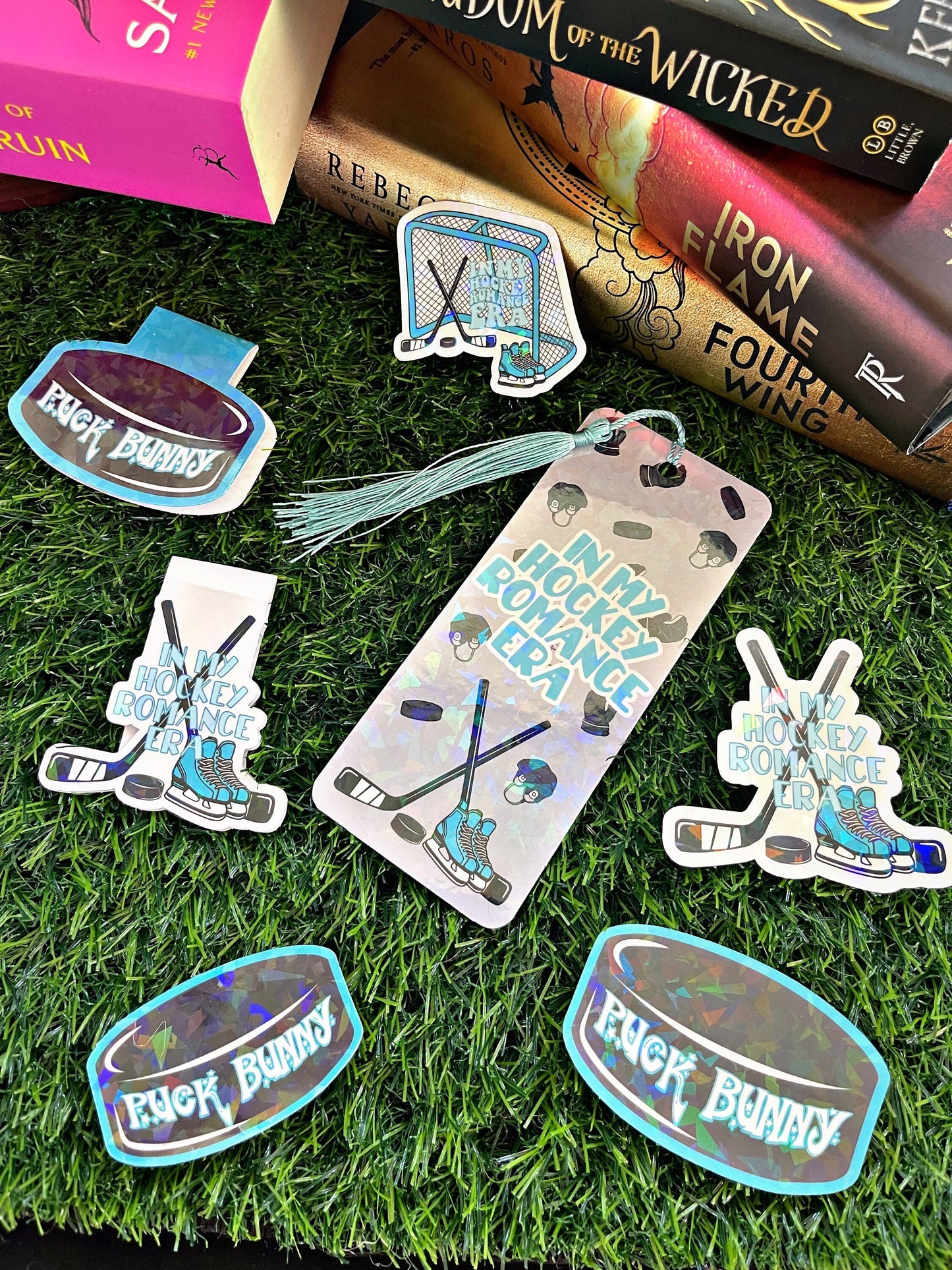 Hockey Romance Magnetic Bookmark, Hockey Romance Era Bookmark,  Cute Reading Accessory, Book Gift, Cute Bookmark, Unique Bookmark