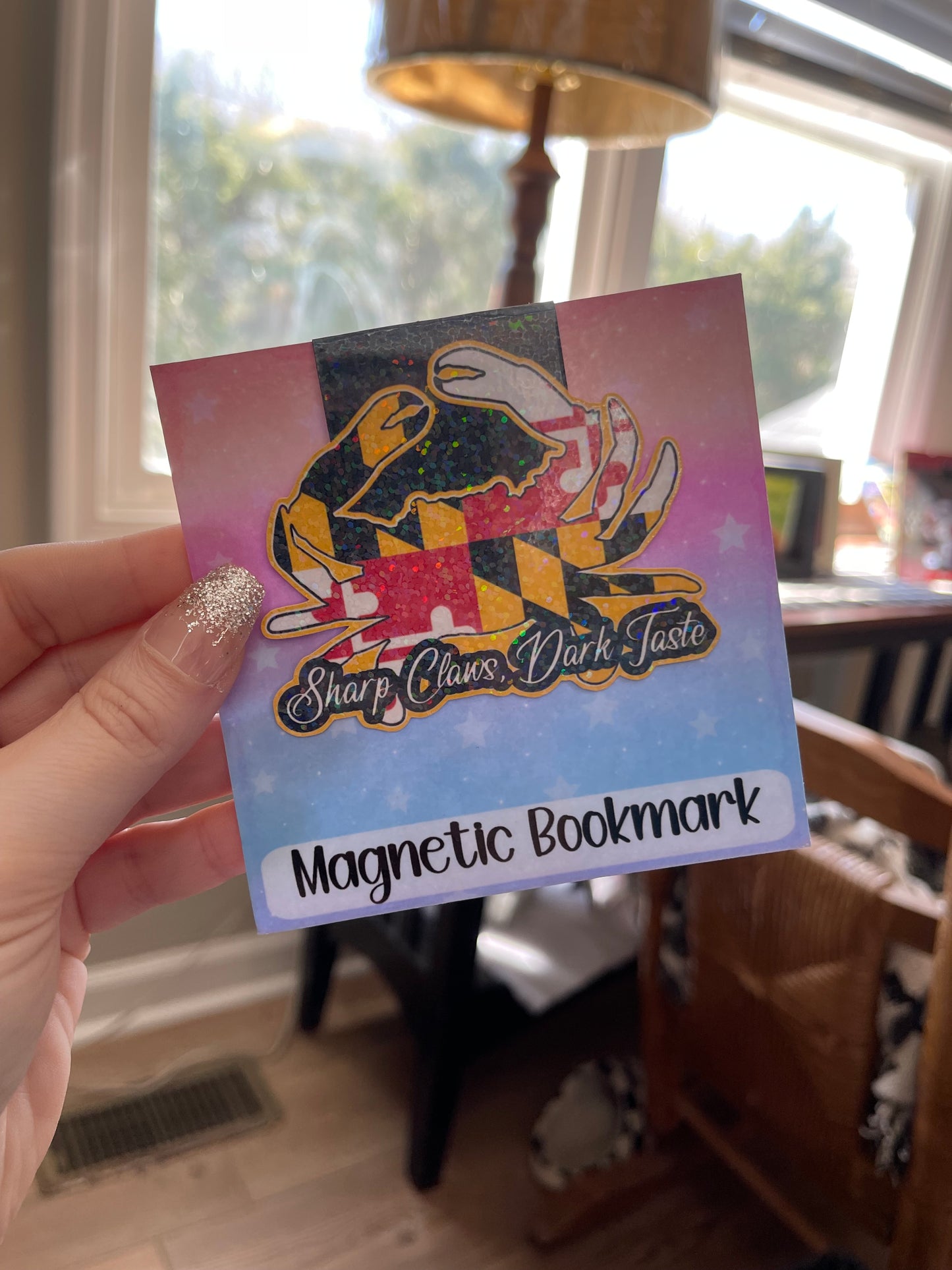 Maryland Crab Magnetic Bookmark