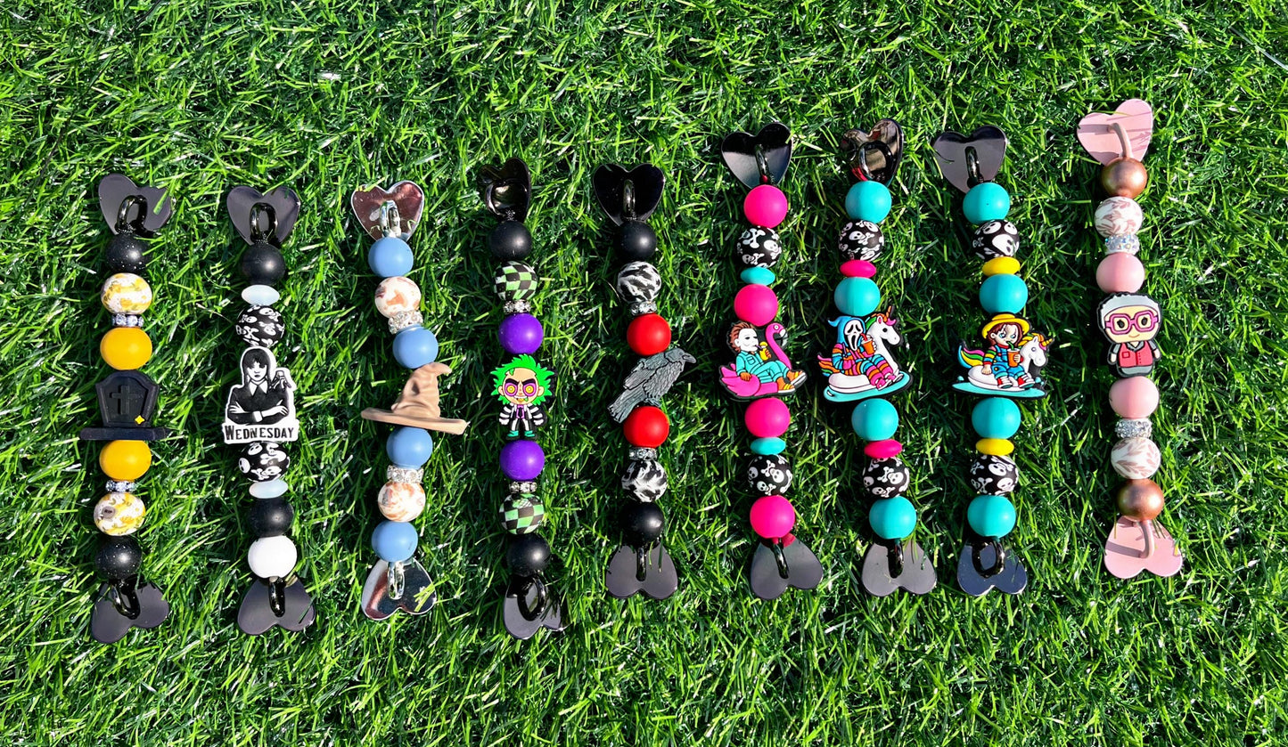 Rainbow Leopard Bow Kindle Strap