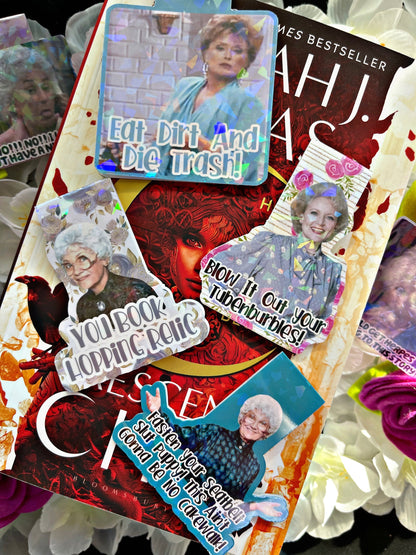 Golden Girls Magnetic Bookmark, Cute Christmas Bookmark, Reading Accessory, Book Gift, Cute Bookmark, Unique Bookmark, Smutty Bookmark