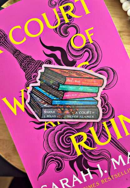 Acotar Themed Kindle Stickers/ City Of Starlight Stickers/ bookish Accessories/ Kindle Accessories/ Planner Accessories/ Journal Accessories