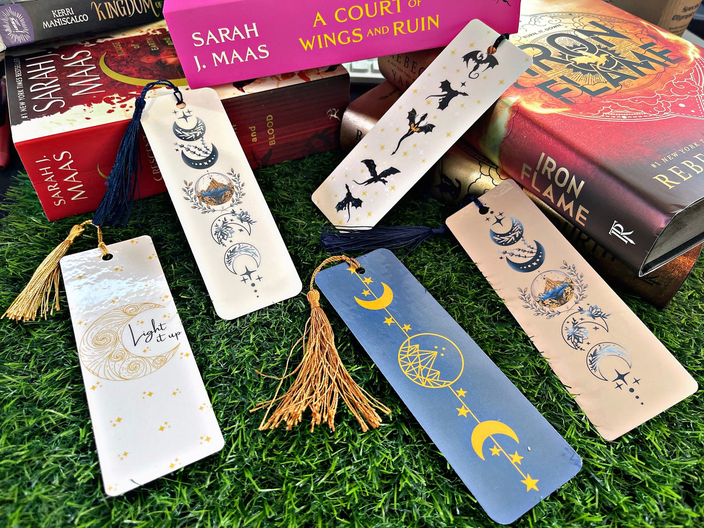Dragon Bookmark, Forth Wing Themed Bookmark, Reading Accessory, Book Gift, Cute Bookmark, Unique Bookmark, Personalized Bookmark