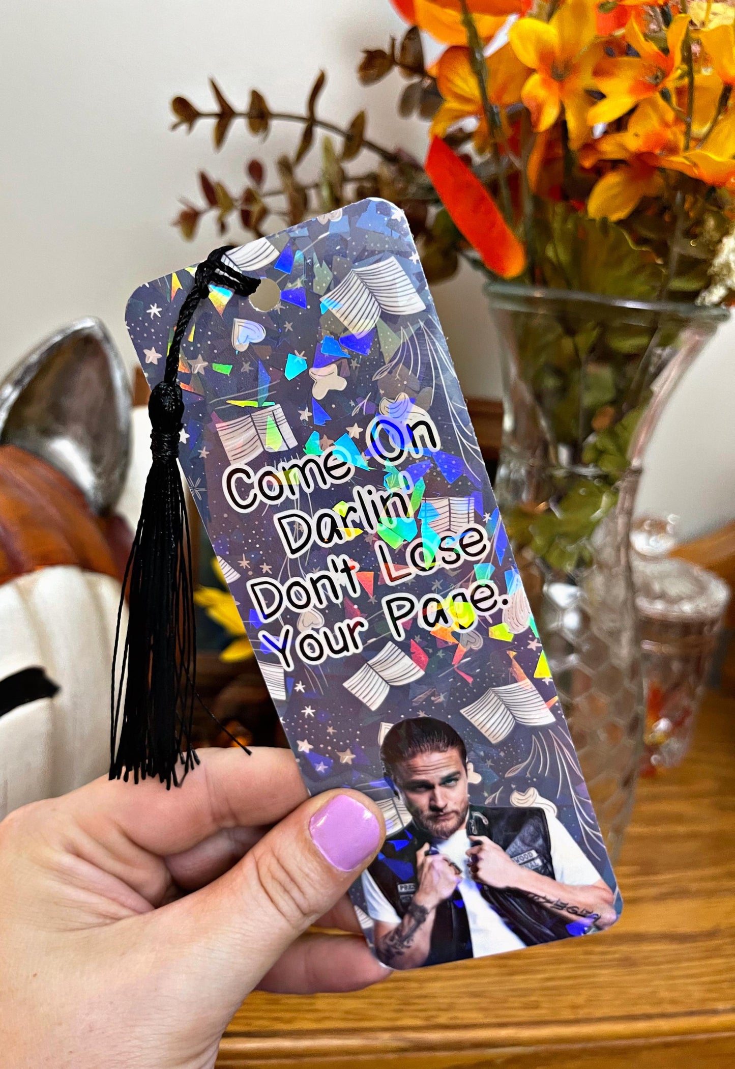 Jax Teller Bookmark, Sons Of Anarchy Bookmark, Dark Romance Bookmark, Reading Accessory, Book Gift, Cute Bookmark, Unique Bookmark,