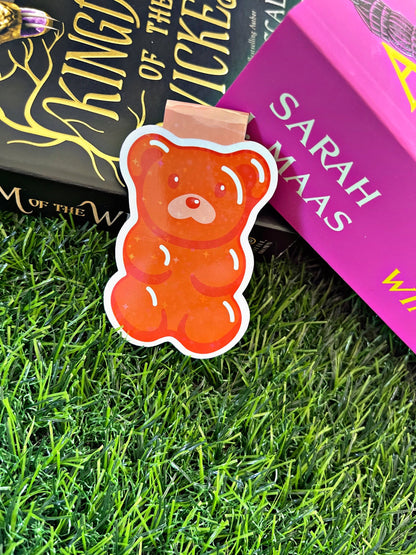 Gummy Bear Magnetic Bookmark,  Cute Gummy Bear Magnetic Bookmark, Candy Bookmark,  Cute Reading Accessory, Book Gift, Cute Bookmark