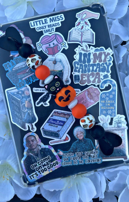 Black Cat Cupcake Halloween Kindle Strap