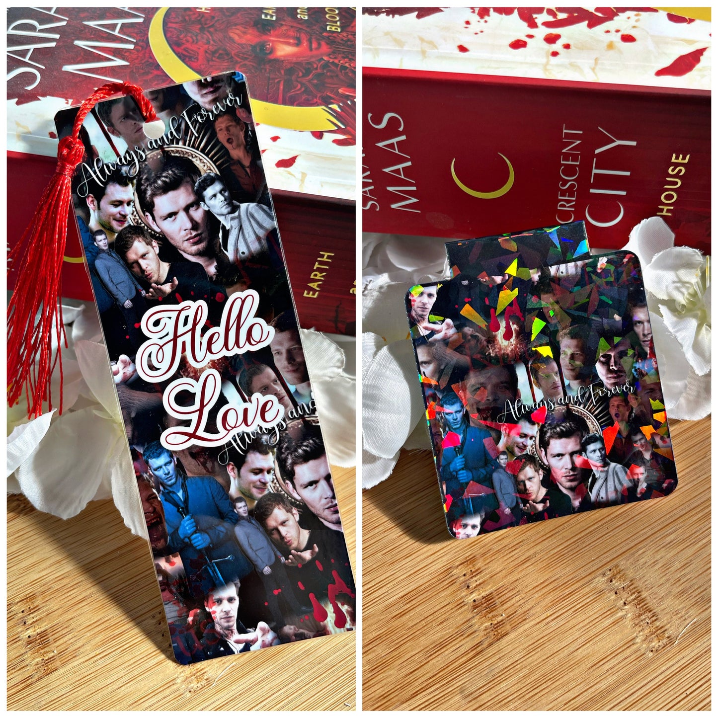 Klaus Bookmark, Vampire Diaries Magnetic Bookmark, The Originals Reading Accessory, Book Gift, Cute Bookmark, Unique Bookmark,