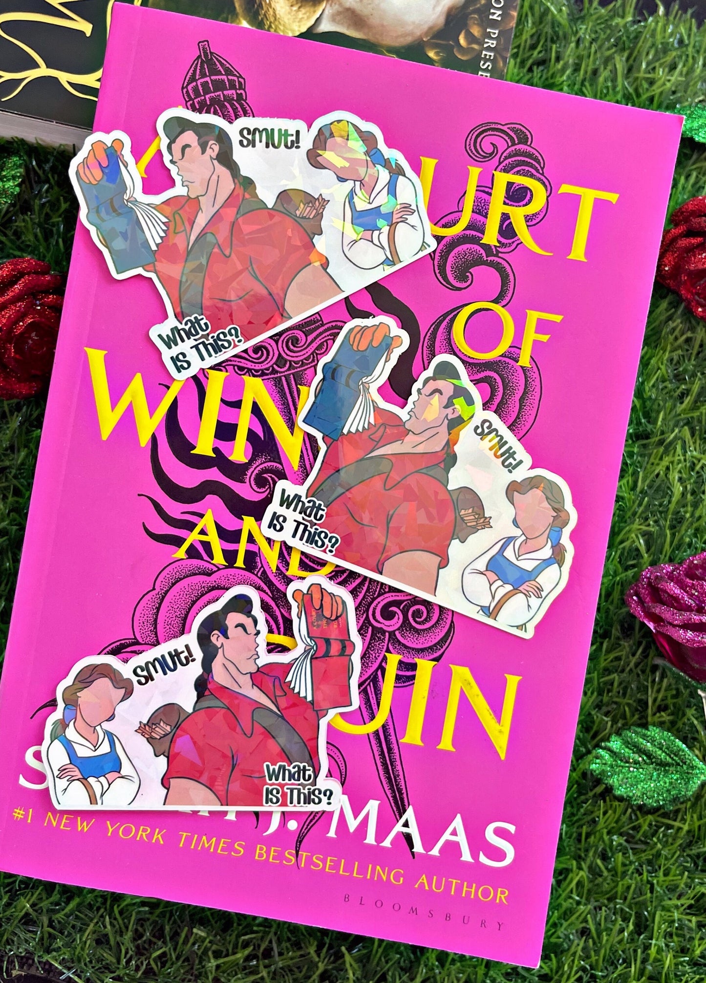 Belle Kindle Stickers/ Bookworm Themed Stickers/ Is That Smut?