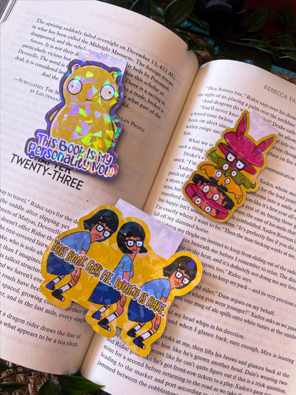 Funny Cartoon Magnetic Bookmark