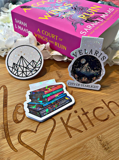 ACOTAR themed Bookmark,  ACOTAR Magnetic Bookmark, Just One More Chapter, Book Gift, Cute Bookmark, Unique Bookmark, Personalized Bookmark