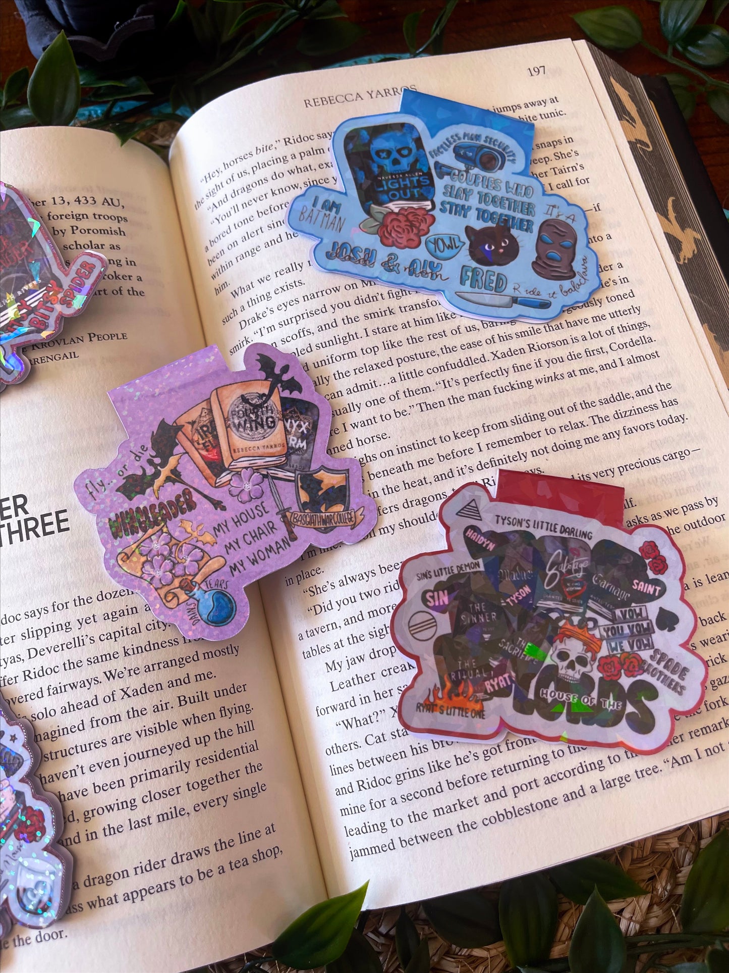 Dark Romance Magnetic Bookmark