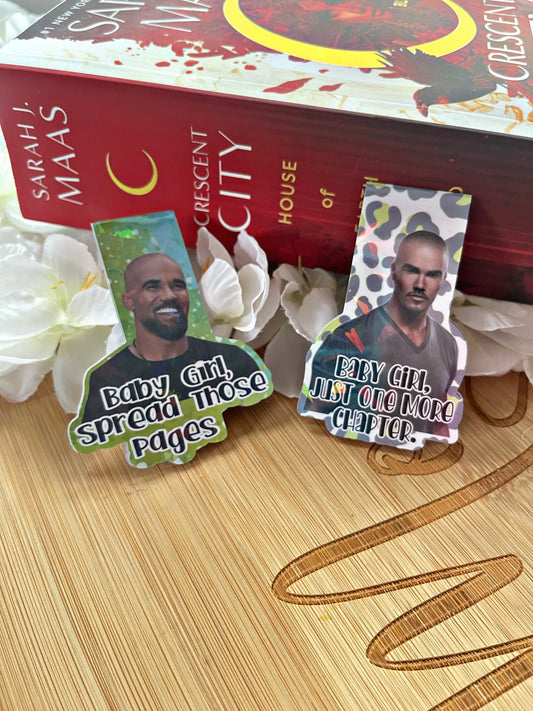 Criminal Minds Magnetic Bookmark, Smutty Bookmark,  Shemar Reading Accessory, Book Gift, Cute Bookmark, Unique Bookmark
