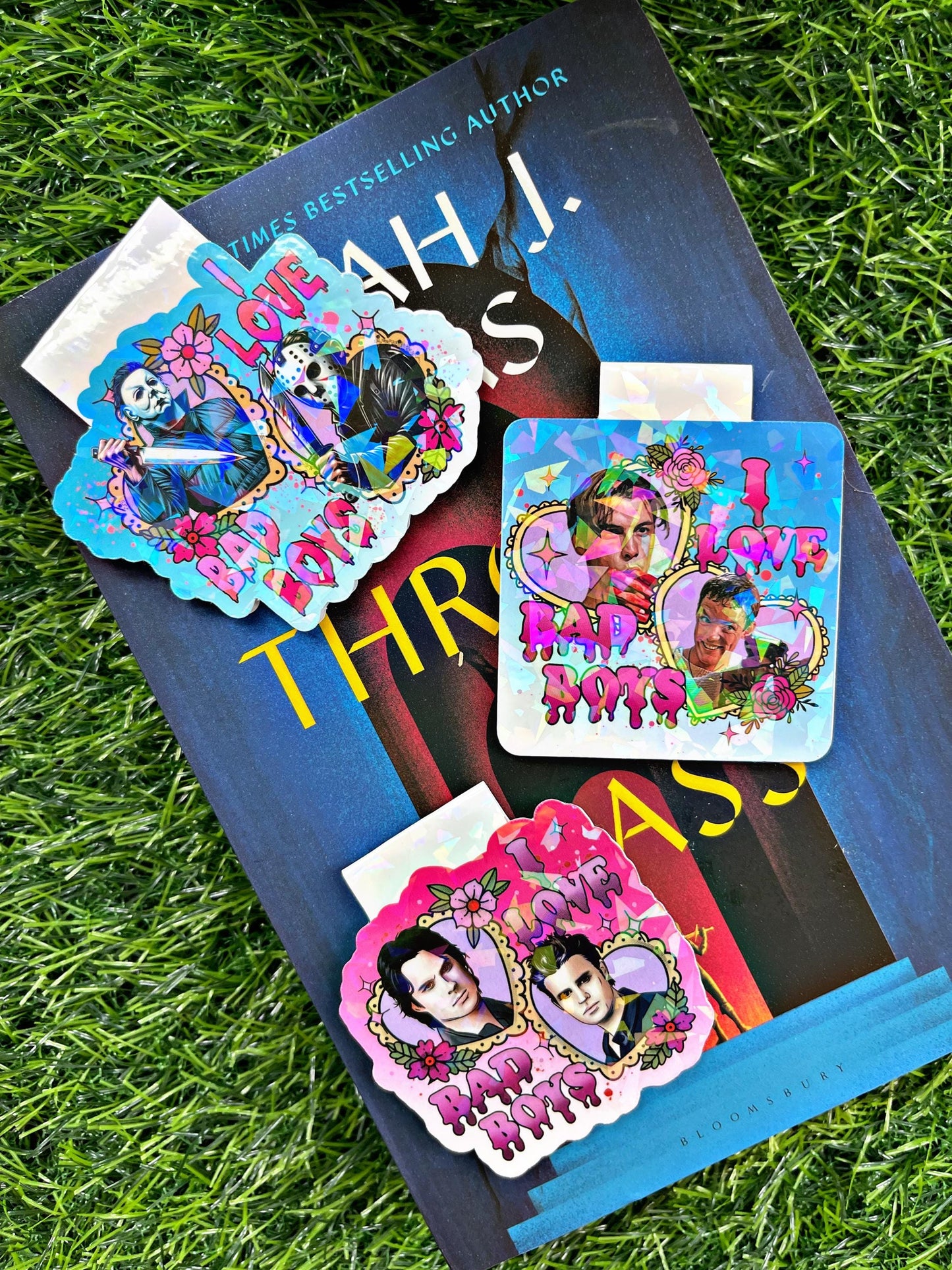 Vampire Diaries Magnetic Bookmark, I Love Bad Boys Bookmark, Salvatore Brothers Reading Accessory, Bookish Gift, Cute Bookmark