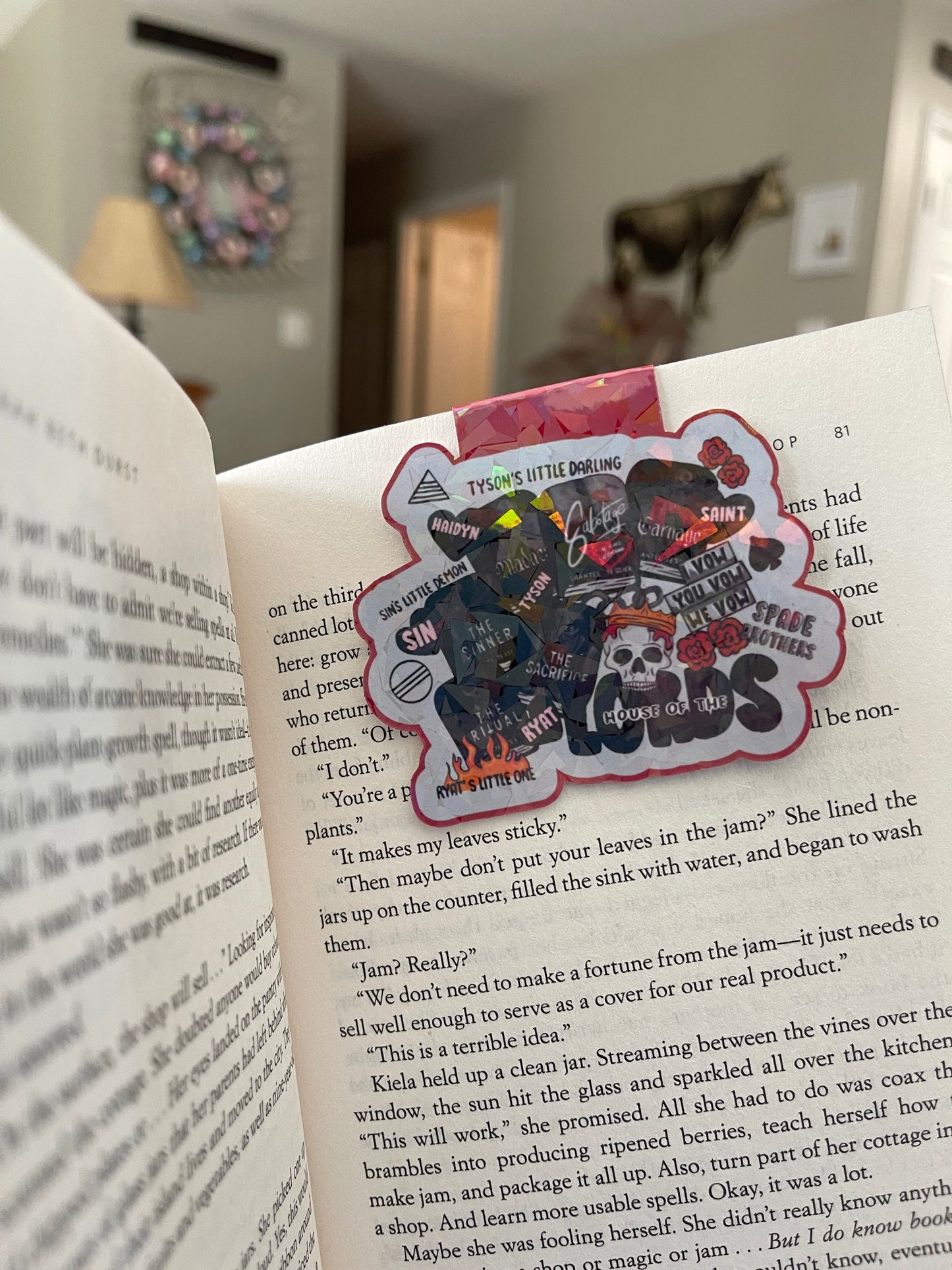 Dark Romance Magnetic Bookmark