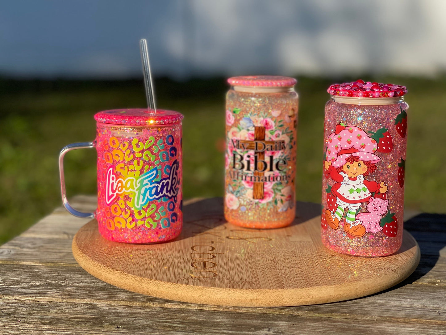 90s Nostalgia Coffee Glass Snow Globe Mug