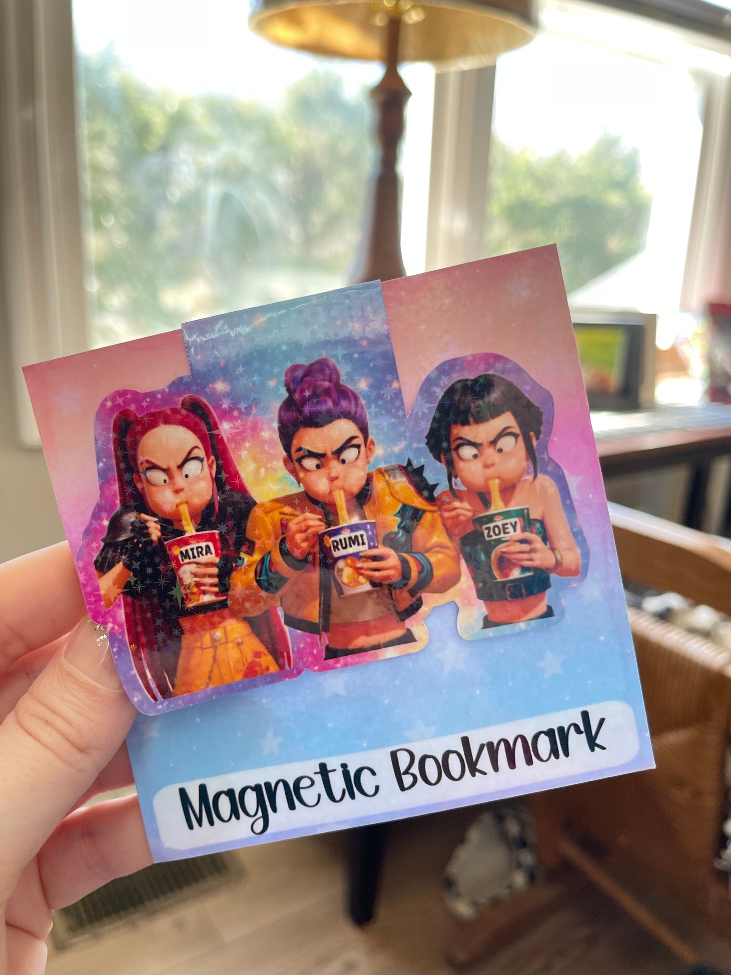 Cartoon Girl Magnetic Bookmark