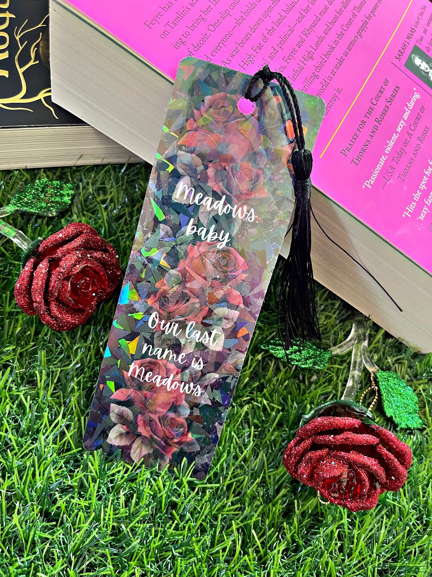 Haunting Adeline Themed Bookmark, Zade Meadows Bookmark, Cat and Mouse Reading Accessory, Book Gift, Dark Romance Bookmark