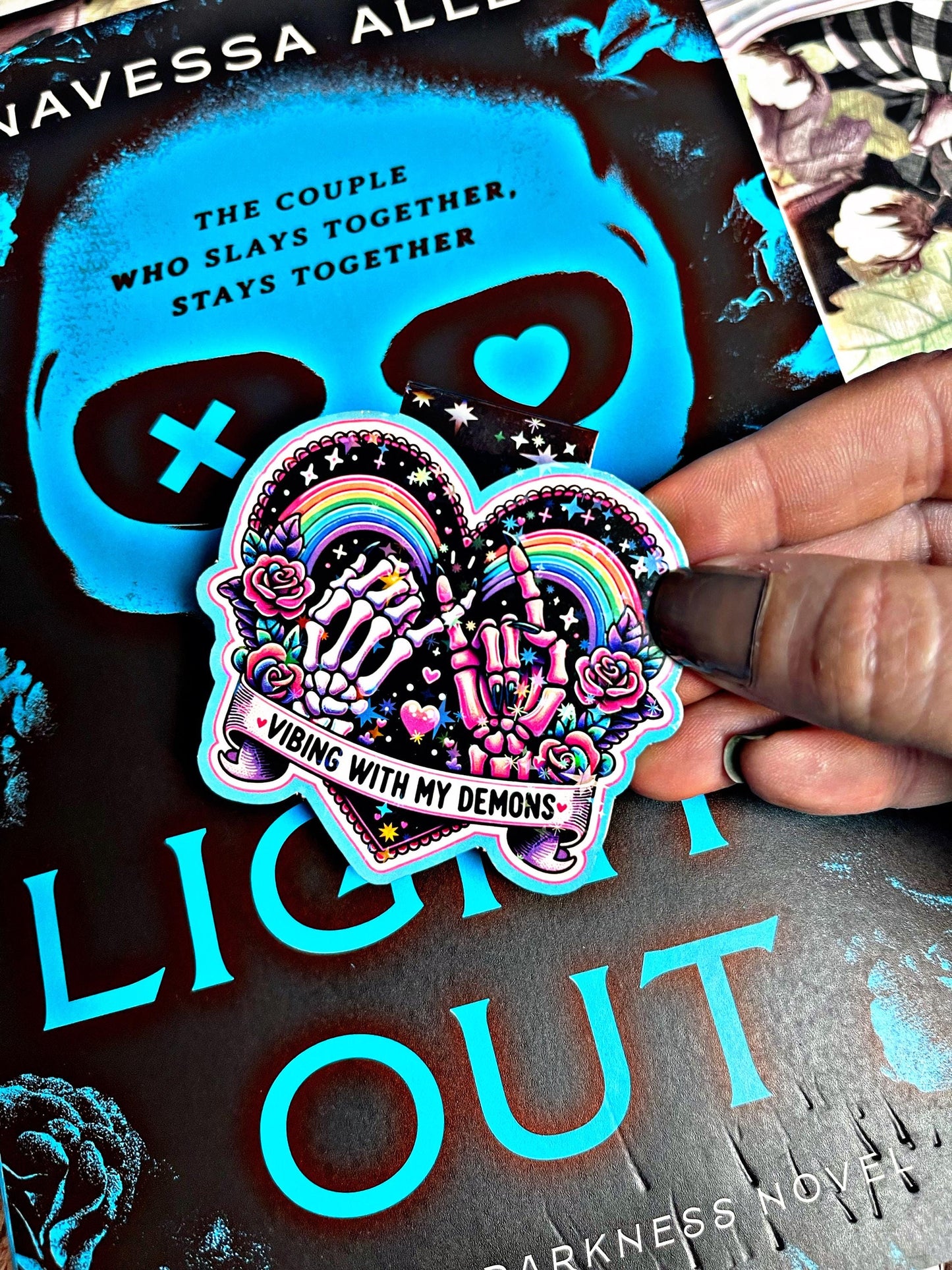 Dark Romance Bookmark, Cute Magnetic Bookmark, Reading Accessory, Book Gift, Cute Bookmark, Unique Bookmark, Personalized Bookmark