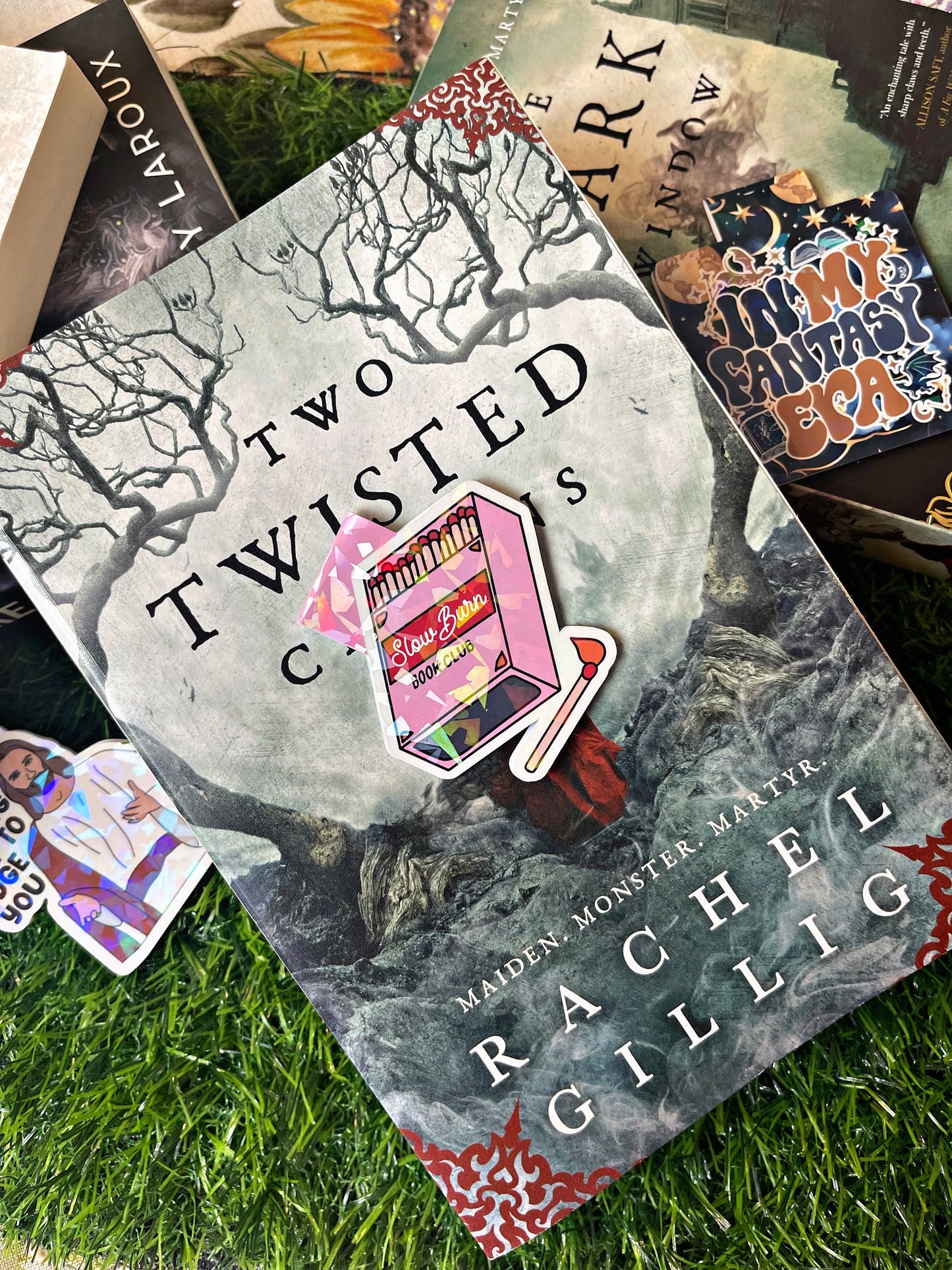 Slow Burn Romance Magnetic Bookmark, Matches Magnetic Bookmark, Dark Romance Bookmark, Cute Reading Accessory, Book Gift,