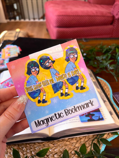 Funny Cartoon Magnetic Bookmark