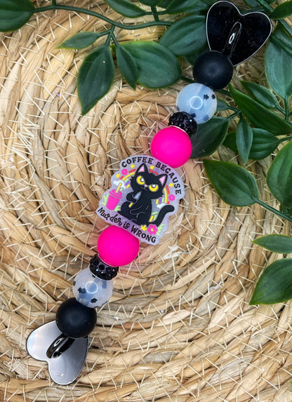 Black Cat Kindle Strap