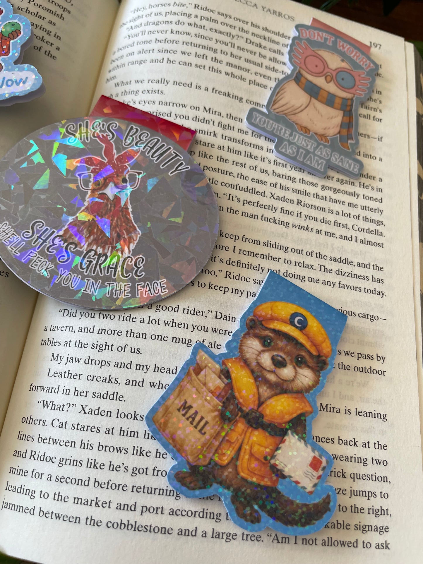 Otter Magnetic Bookmark
