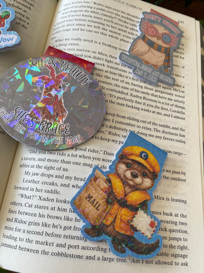 Otter Magnetic Bookmark