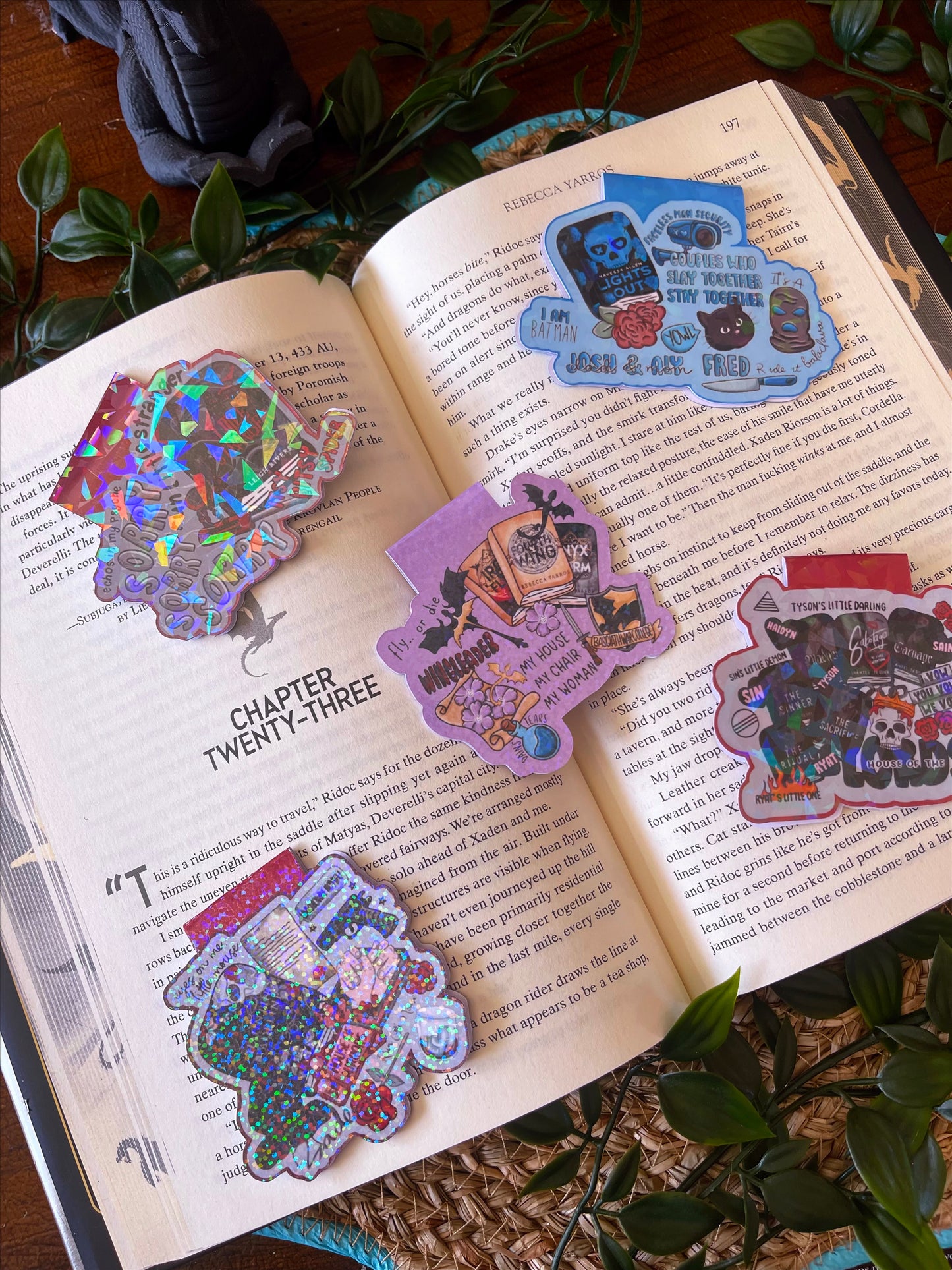 Dark Romance Magnetic Bookmark