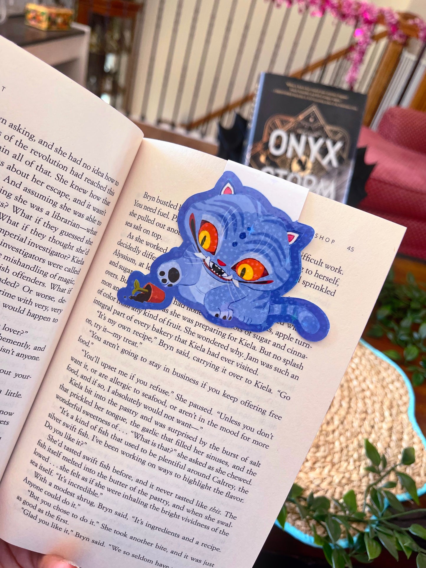 Cartoon Tiger Magnetic Bookmark