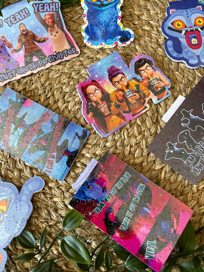 Cartoon Girl Magnetic Bookmark