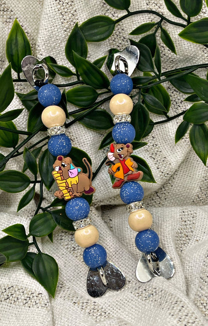 Cartoon Mouse Kindle Strap – Cute Bookish Beaded Reader Accessory
