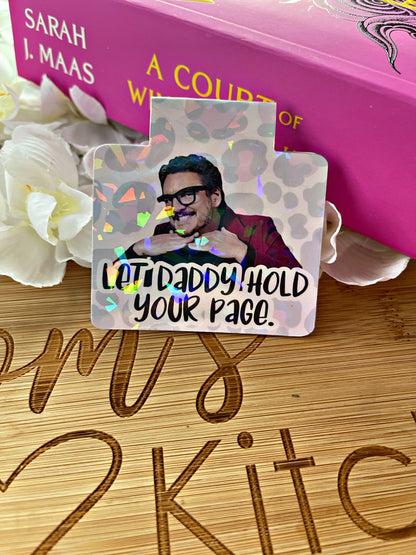 Pedro Pascal Bookmark, Let Daddy Magnetic Bookmark, Spread Those Pages, Book Gift, Cute Bookmark, Unique Bookmark, Personalized Bookmark