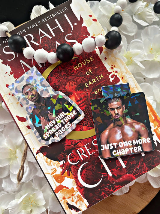 Michael B Jordan Magnetic Bookmark, Smutty Bookmark,  Reading Accessory, Book Gift, Cute Bookmark, Unique Bookmark
