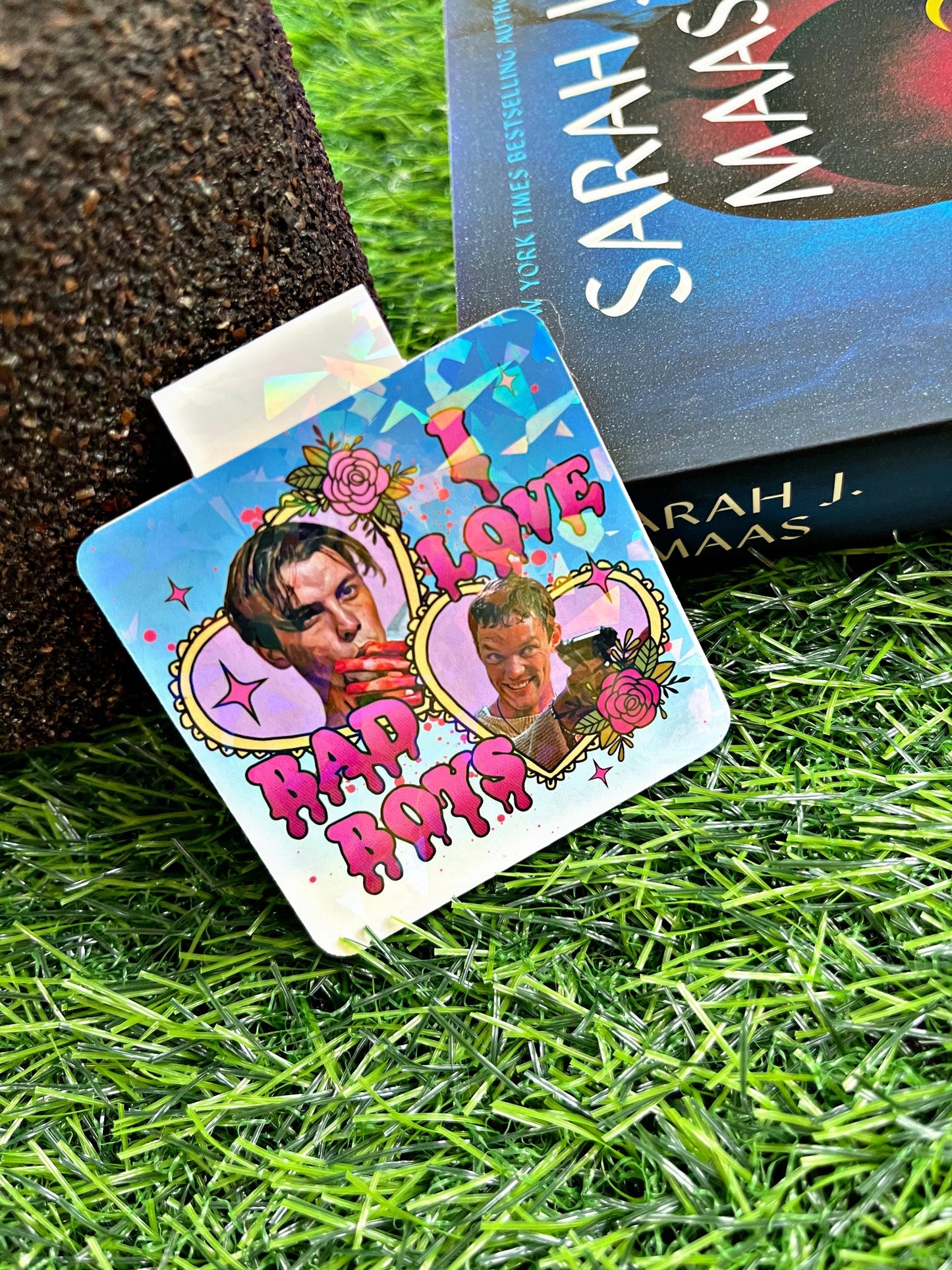 Horror Magnetic Bookmark, I Love Bad Boys Bookmark, Billy Lumas Reading Accessory, Bookish Gift, Cute Bookmark