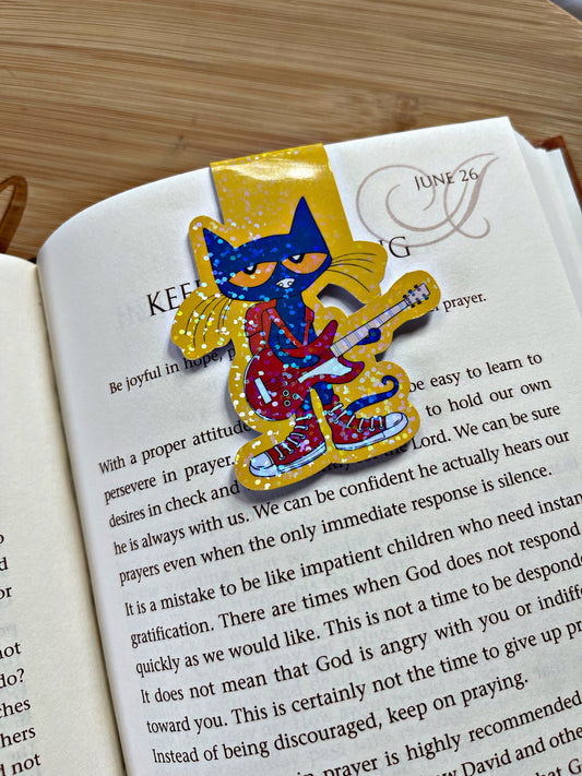 Cat Magnetic Bookmark, Cute Cat Bookmark, Reading Accessory, Book Gift, Cute Bookmark, Unique Bookmark, Personalized Bookmark