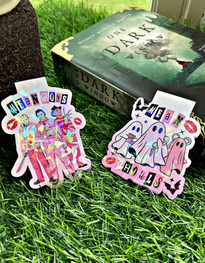 Horror Magnetic Bookmark, Mean Boys Bookmark, Mean Girls Reading Accessory, Bookish Gift, Cute Bookmark